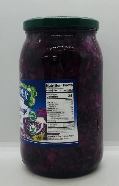 Belveder Red Cabbage Salad 900g.