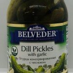 Belveder Dill Pickles w. Garlic 850g.