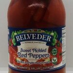 Belveder Sweet Pickled Red Peppers  900g.