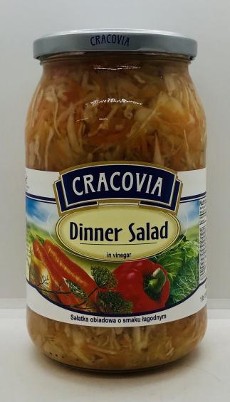 Cracovia Dinner Salad in Vinegar 880g.