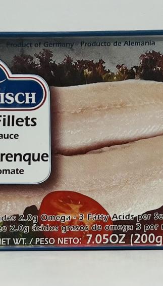 RugenFisch Herring Fillets Tomato Sauce 200g.