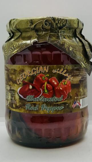 Georgian Village Marinated Red Pepper 720ml.