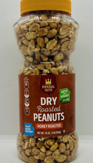 IN Dry Roasted Peanuts Honey Roasted 454g