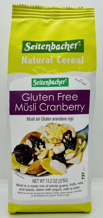 Seitenbacher Musli Cranberry 375g.