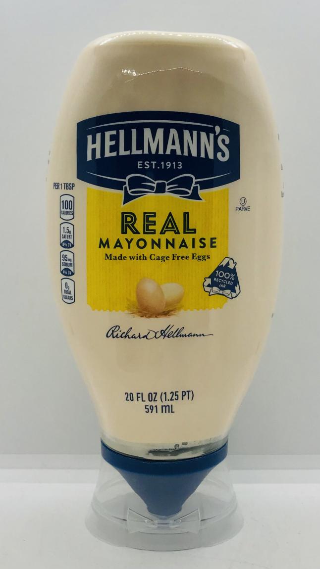 Hellmann's Real Mayonnaise 591mL.