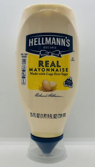 Hellmann's Real Mayonnaise 739mL.