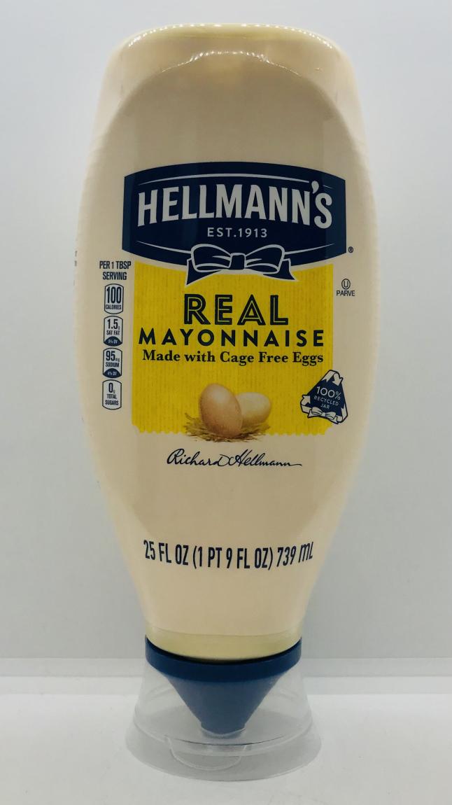 Hellmann's Real Mayonnaise 739mL.