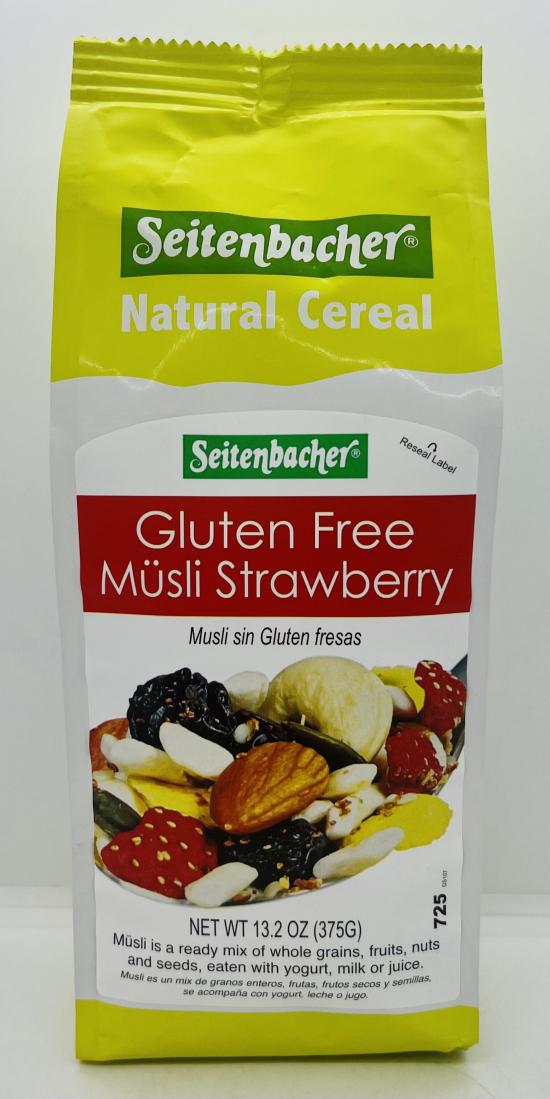 Seitenbacher Musli Strawberry 375g.