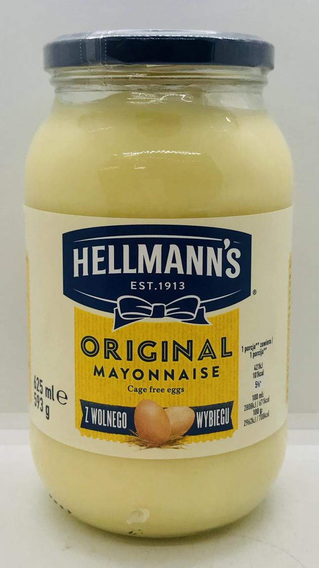 Hellmann's Real Mayonnaise 625mL.