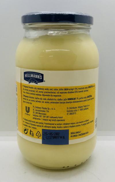 Hellmann's Real Mayonnaise 625mL.