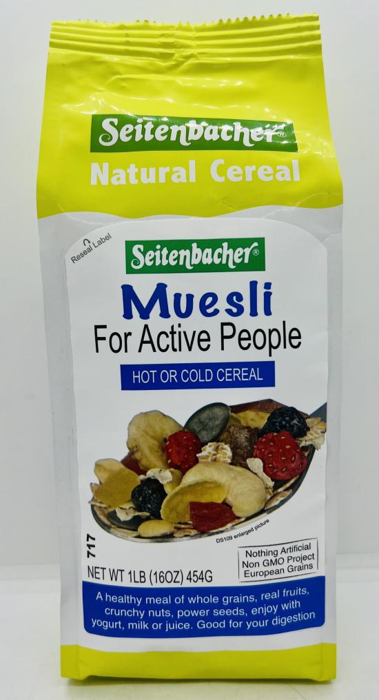 Seitenbacher Muesli For Active People 454g.