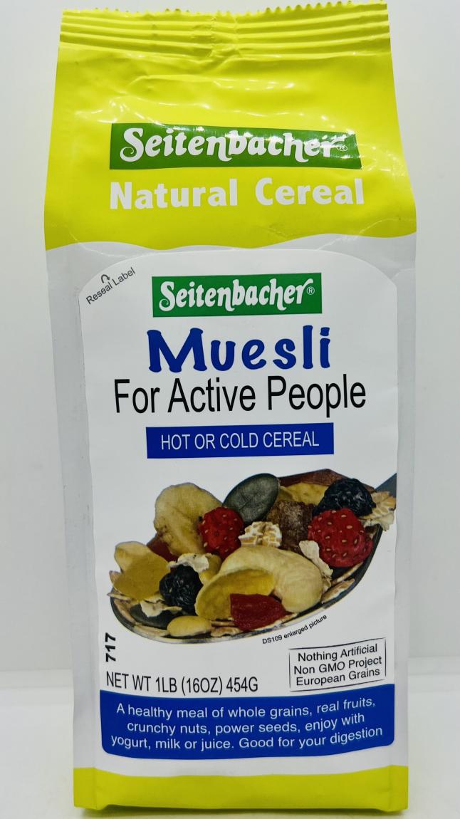 Seitenbacher Muesli For Active People 454g.