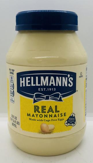 Hellmann's Real Mayonnaise 887mL.