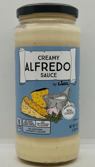 Creamy Alfredo Sauce 454g.