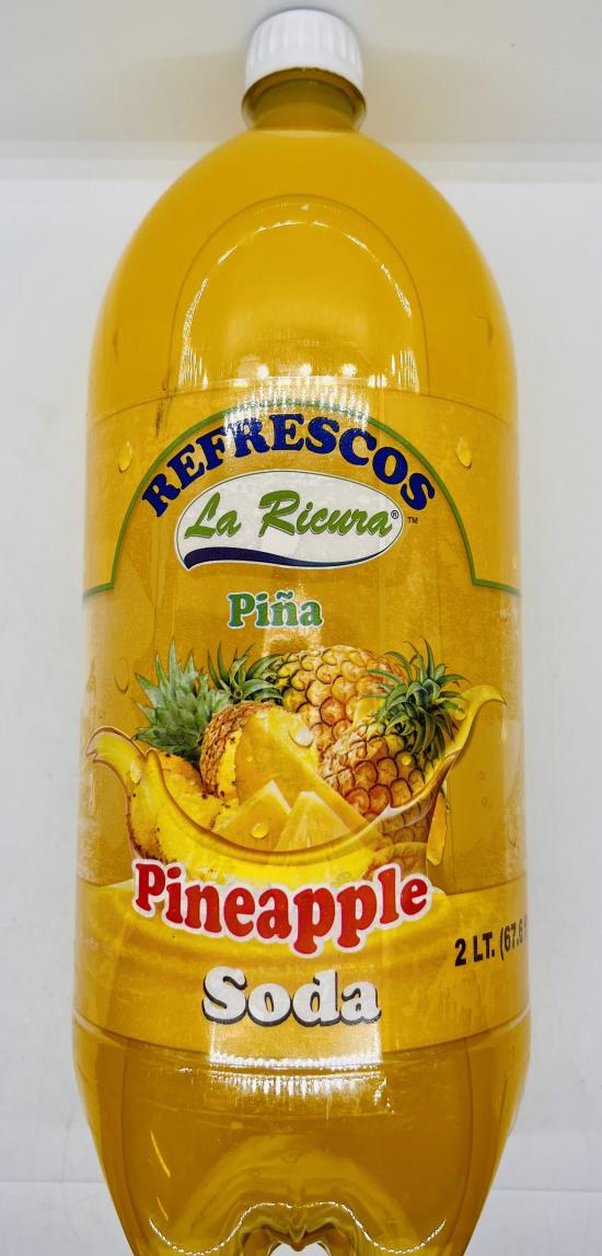 La Ricura Pineapple Soda  2L.