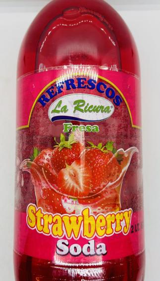 La Ricura Strawberry Soda 2LT.