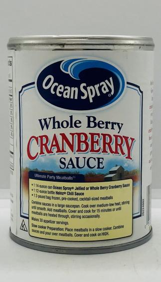 Ocean Spray Whole Berry Cranberry Sauce 397g.