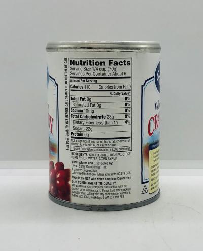 Ocean Spray Whole Berry Cranberry Sauce 397g.