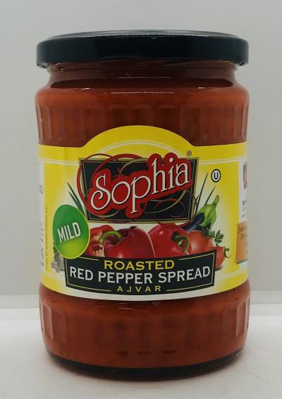 Sophia Roasted Red Pepper spread Mild 550g.