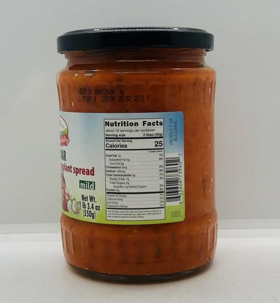 Balkan Valley Ajvar Mild 550g