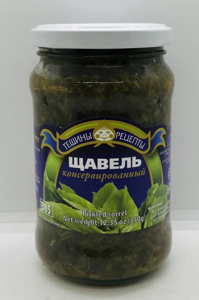 Teshini Retsepti Pickled Sorrel 350g.