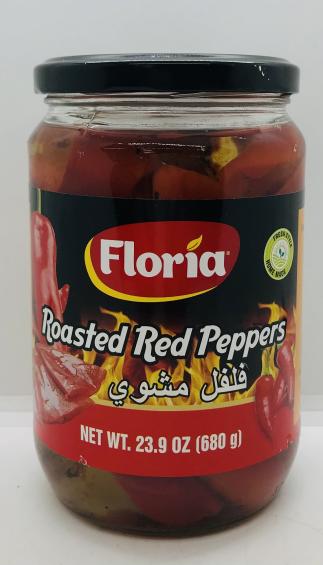 Floria Roasted Red Peppers 680g.