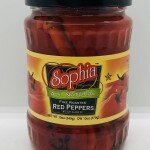 Sophia Red Peppers w. Garlic 540g.