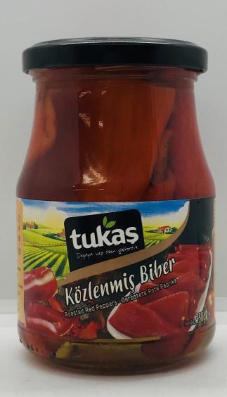 Tukas Roasted Red Peppers 350g.