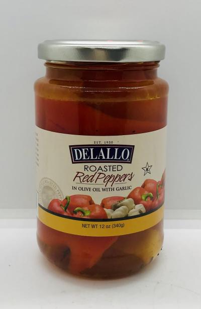 Delallo Roasted Red Pepper 340g.