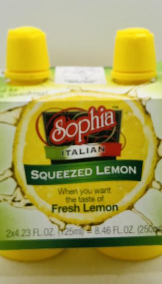 Sophia Squeezed Lemon 250mL.