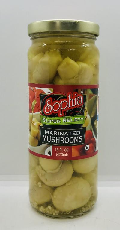 Sophia Marinated Mushrooms  473ml.