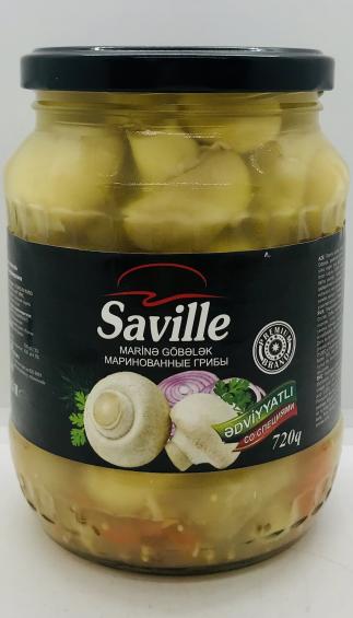 Saville Marinated Mushrooms 720g.