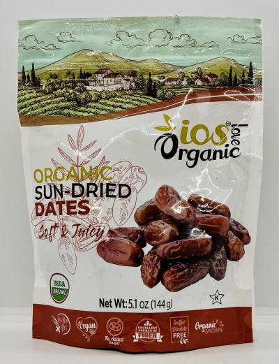 Organic Sun-dried Dates 144g.