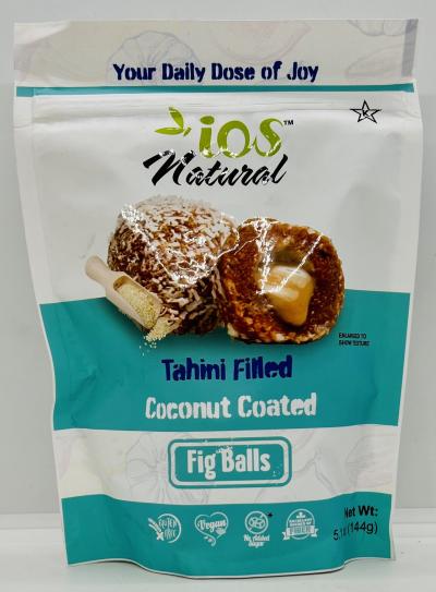 Ios Natural Tahini Filled Coconut Coasted 144g.