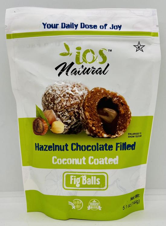 Ios Natural Hazelnut Chocolate Filled 144g.