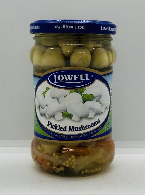 Lowell Pickled Mushrooms 265g.