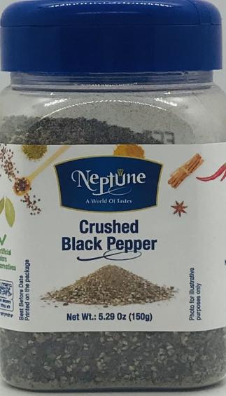 Neptune Crushed Black Pepper (150g)