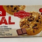 Zlotoklos Real Crunchy Cookies w. Flakes 120g.