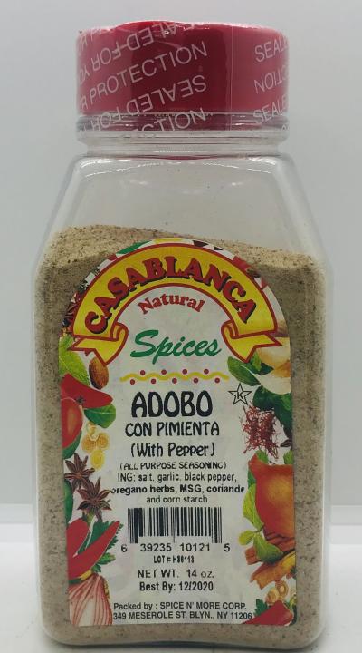 Spices Adobo Con Pimienta (14 oz.)