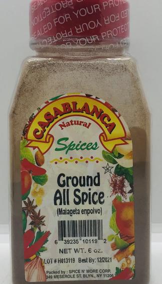 Spices Ground All Spice (6 oz.)