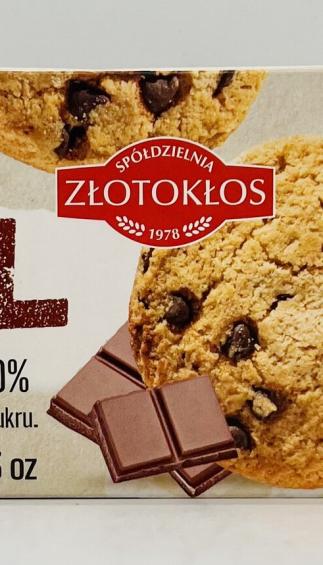 Zlotoklos Real Cookies w. Chocolate 120g.