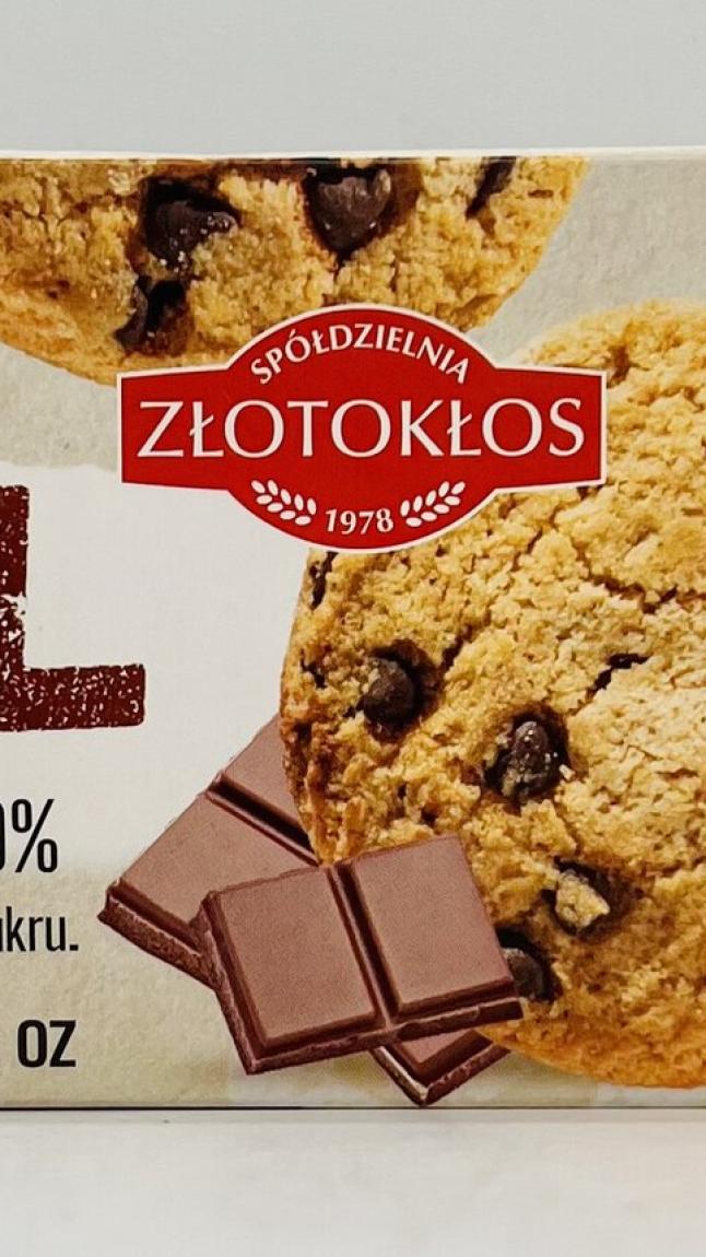 Zlotoklos Real Cookies w. Chocolate 120g.