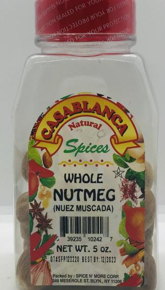 Spices Whole Nutmeg (5 oz.)