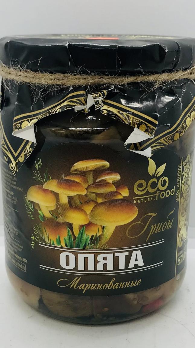 Eco Food Sterilized Honey Mushrooms 312g.