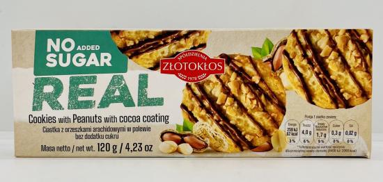 Zlotoklos Cookies w. Peanuts 120g.