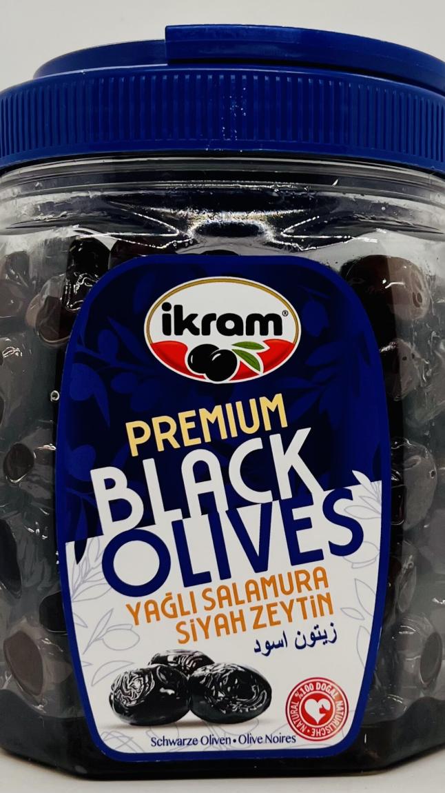 Ikram Premium Black Olives 800g.