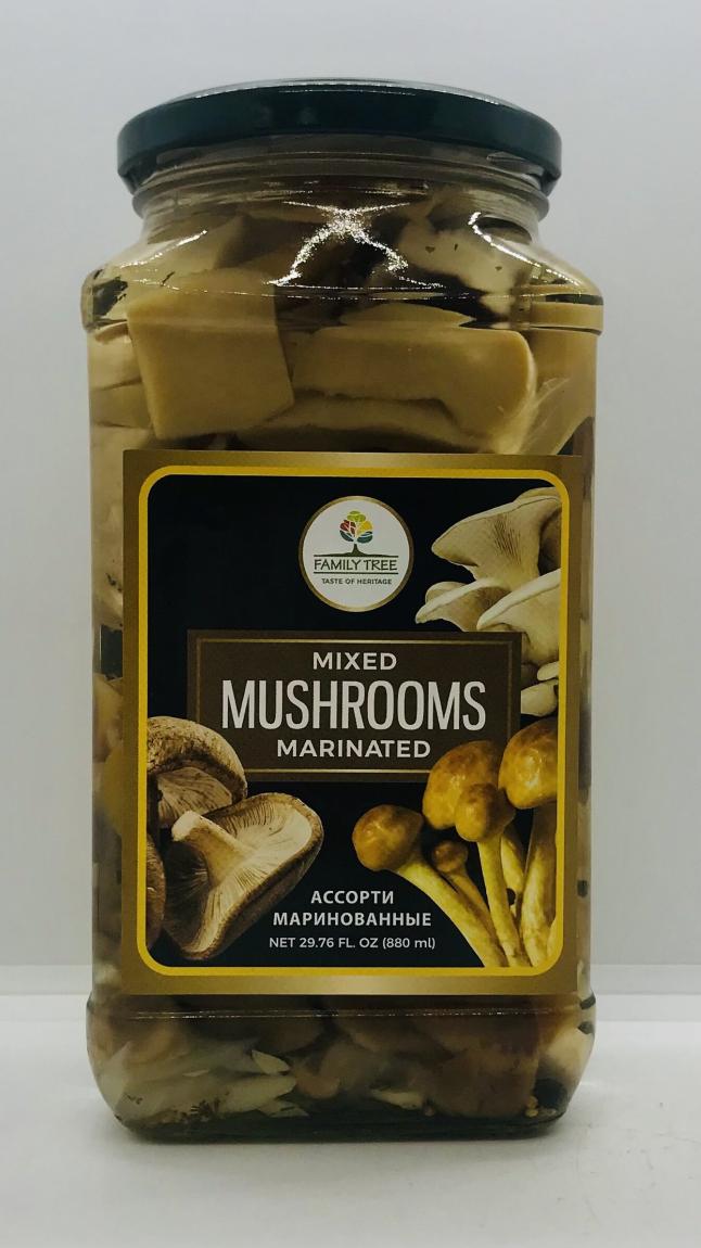 FT Mixed Mushrooms Marinated 880mL.