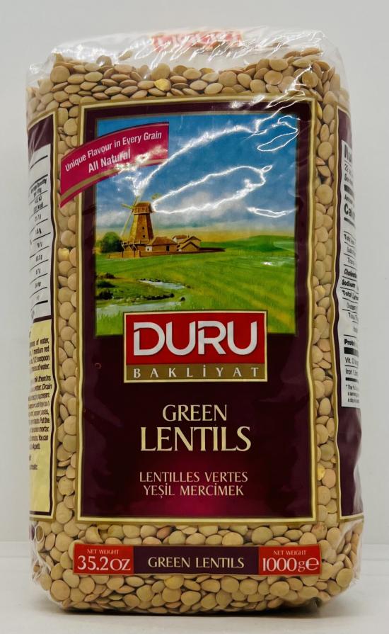 Duru Green Lentils 1000g.