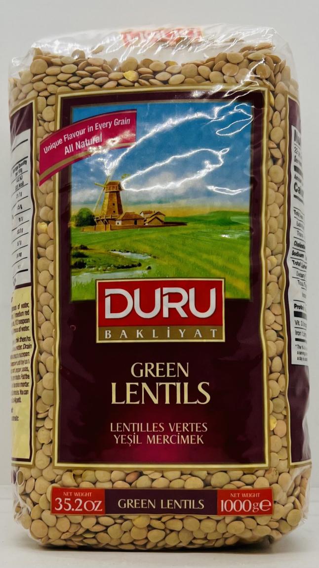 Duru Green Lentils 1000g.