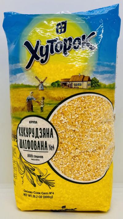 Hutorok Ground Corn Grits 800g.